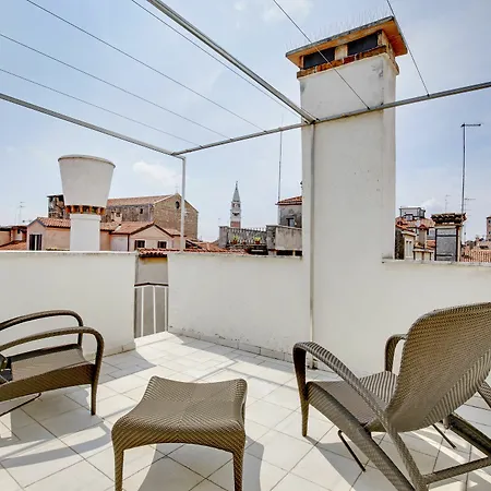 Rialto Bridge Penthouse With Terraces Venice